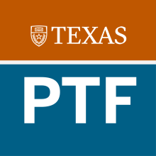 Ptf logo orange and teal